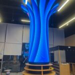 cylinder shape creative led display