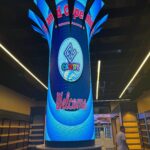 palm tree shape led screen