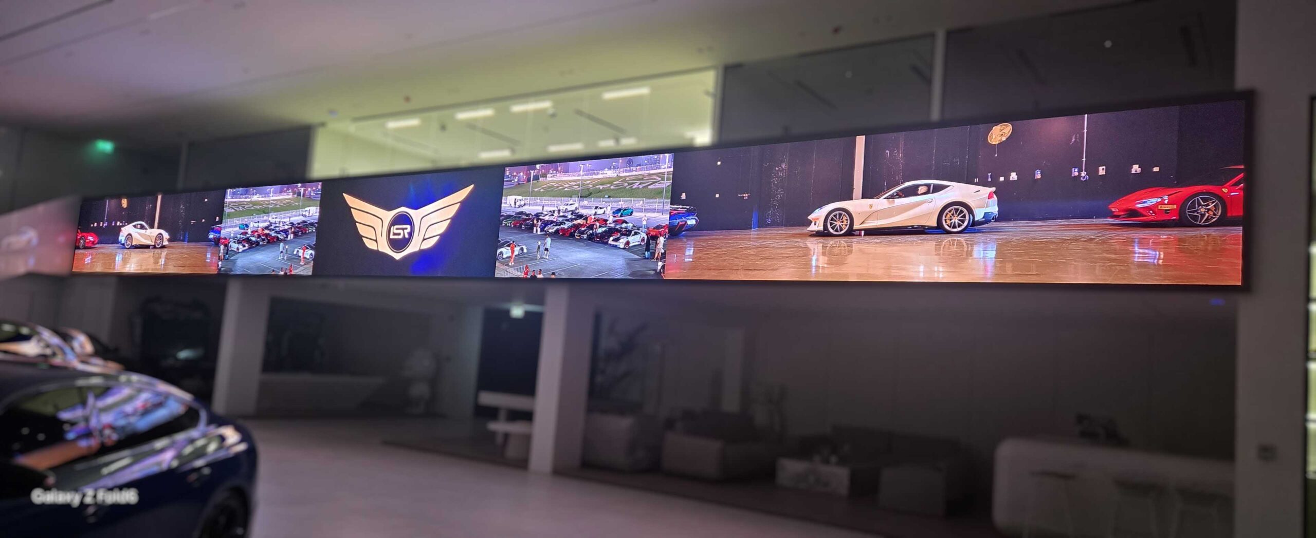 Ultra-wide P1.5 COB LED display project Dubai