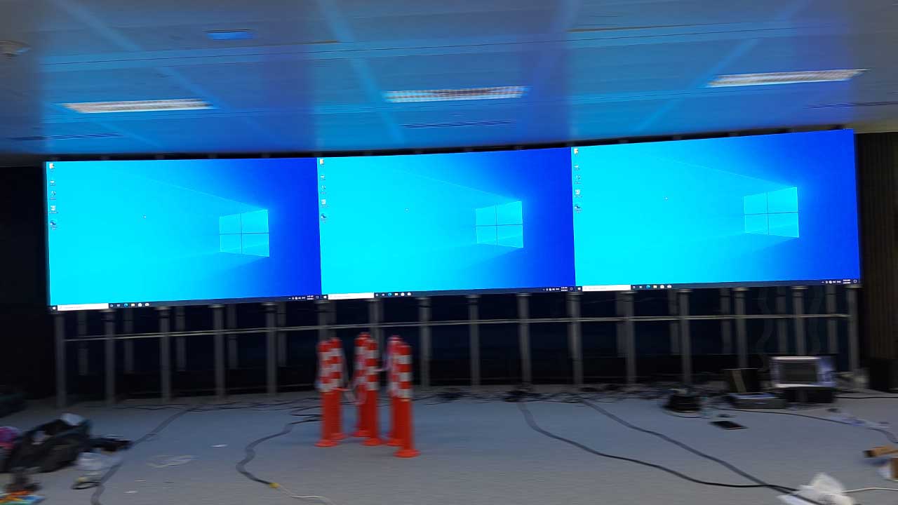 Security monitoring room LED display UAE