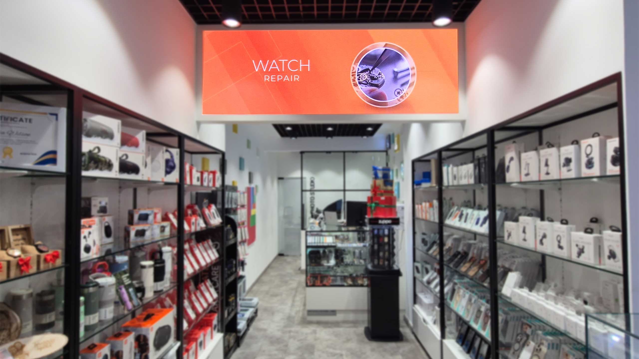 Epix P1.8 SMD LED display installation Dubai