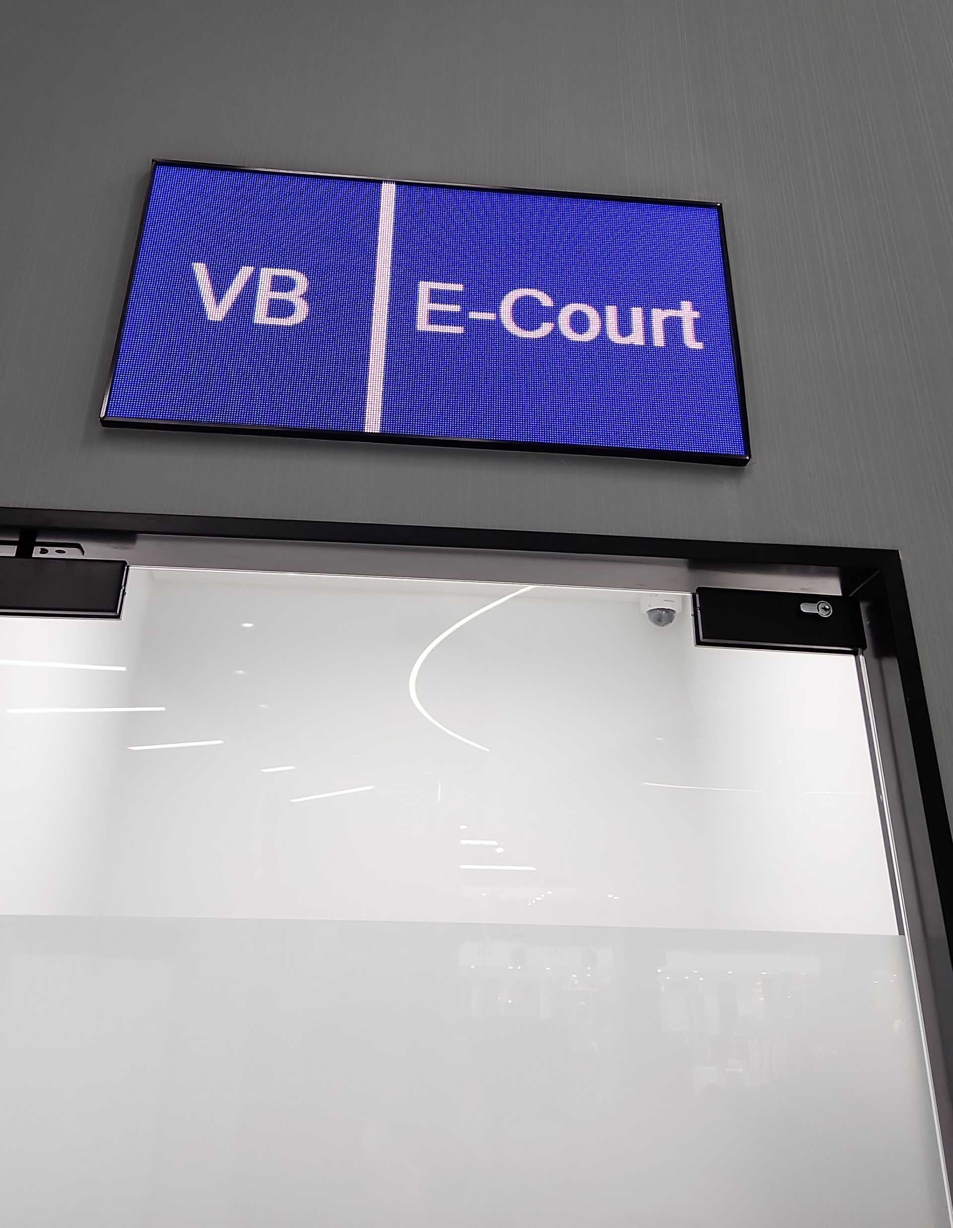 LED Screen for Queue Management System in Dubai Court Qusais