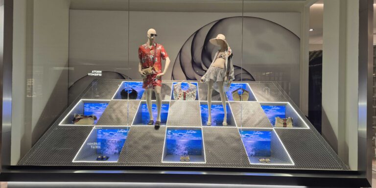 LED Display in Dubai Gucci Shop Harvey Nichols Mall of The Emirates