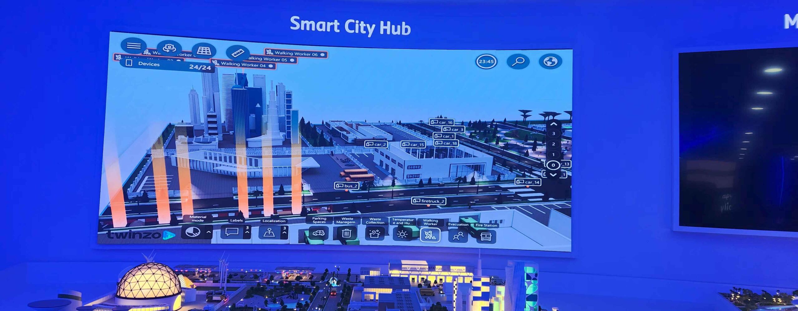 Smart City Hub LED Screen in Riyadh Saudi Arabia