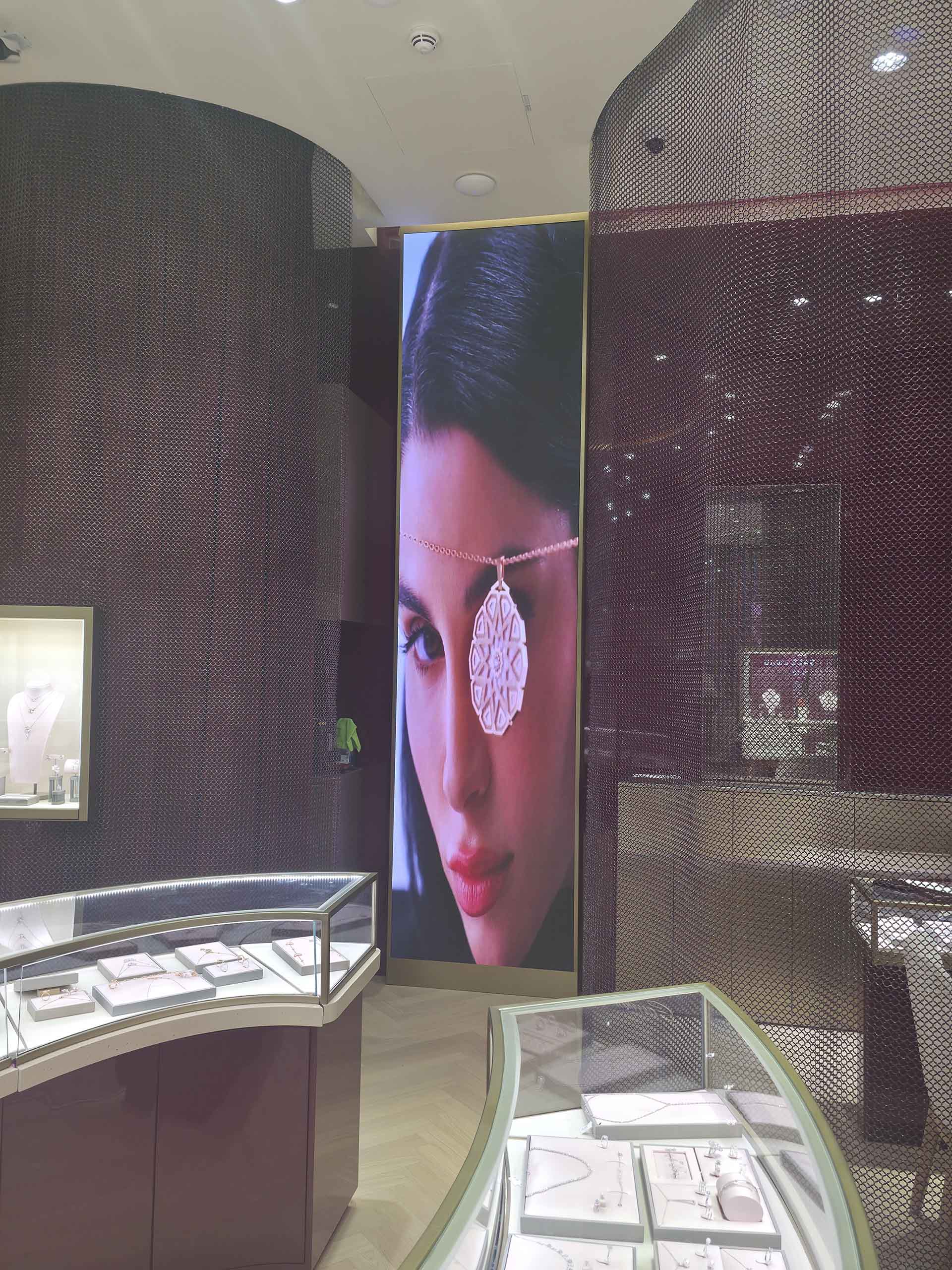 P1.8 Indoor LED Screen in Dubai for Samra Jewelry