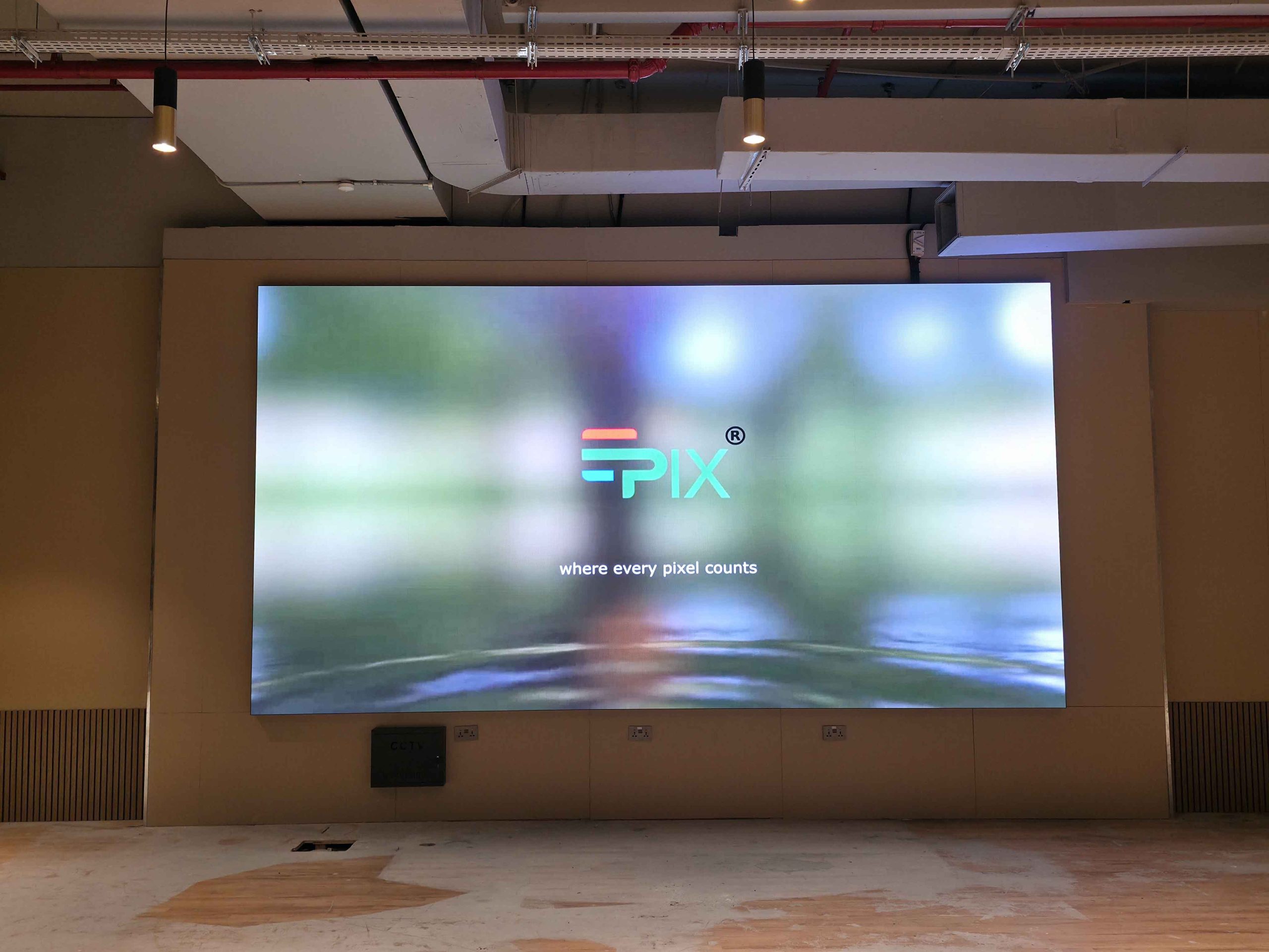 LED screen installation for MyPT Fitness Center at Mazyad Mall Abu Dhabi